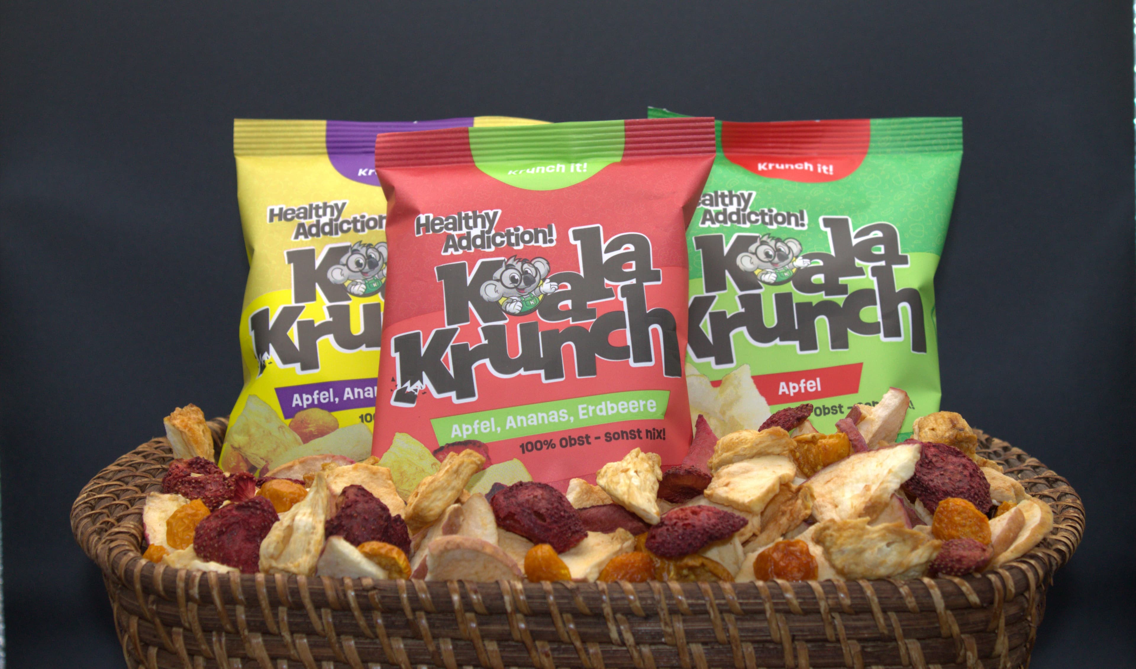 ORBIS Food KoalaKrunch Produkte im Korb
